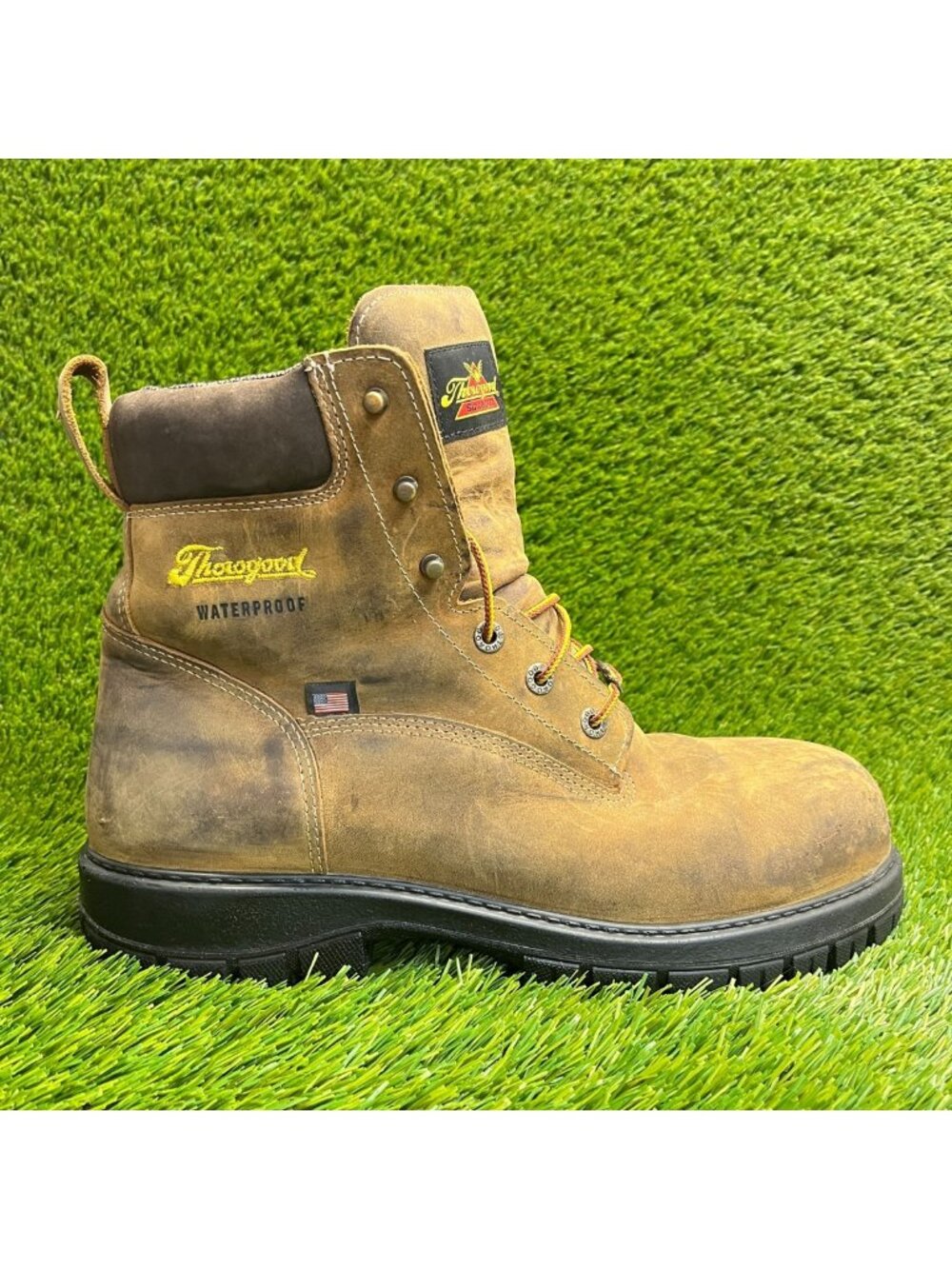 Thorogood Genesis Series 6" Mens Size‎ 11 Brown Waterproof Safety Toe Work Boots